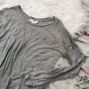 Grey long sleeve shirt